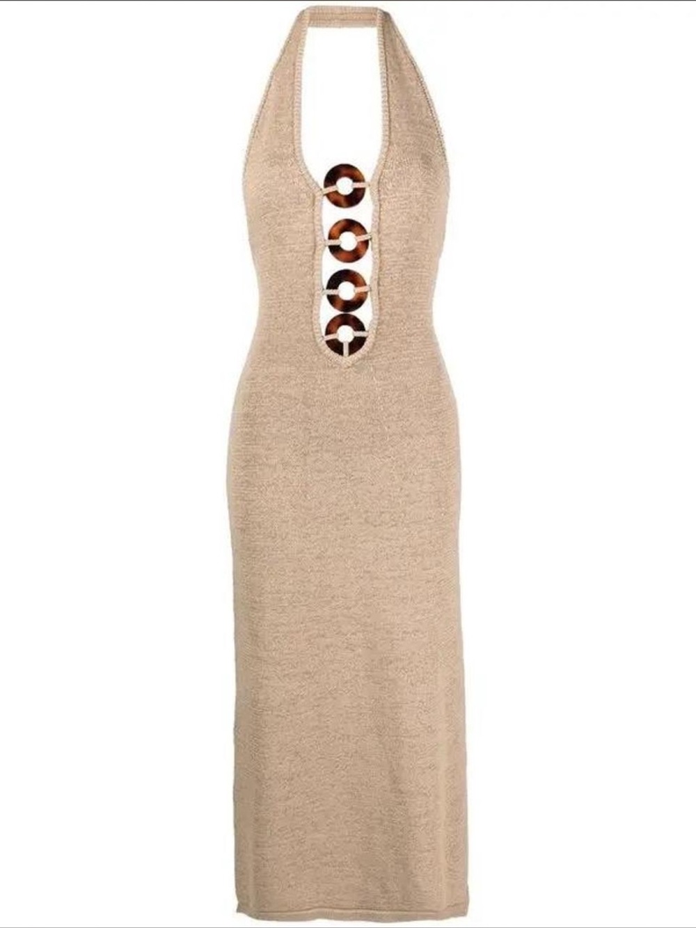 CULT GAIA Keilah Knitted Midi dress in Neutral